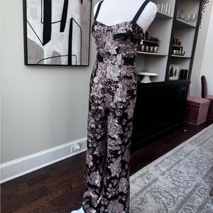 Dress the Population floral sequined jumpsuit - The Presley - Size XS